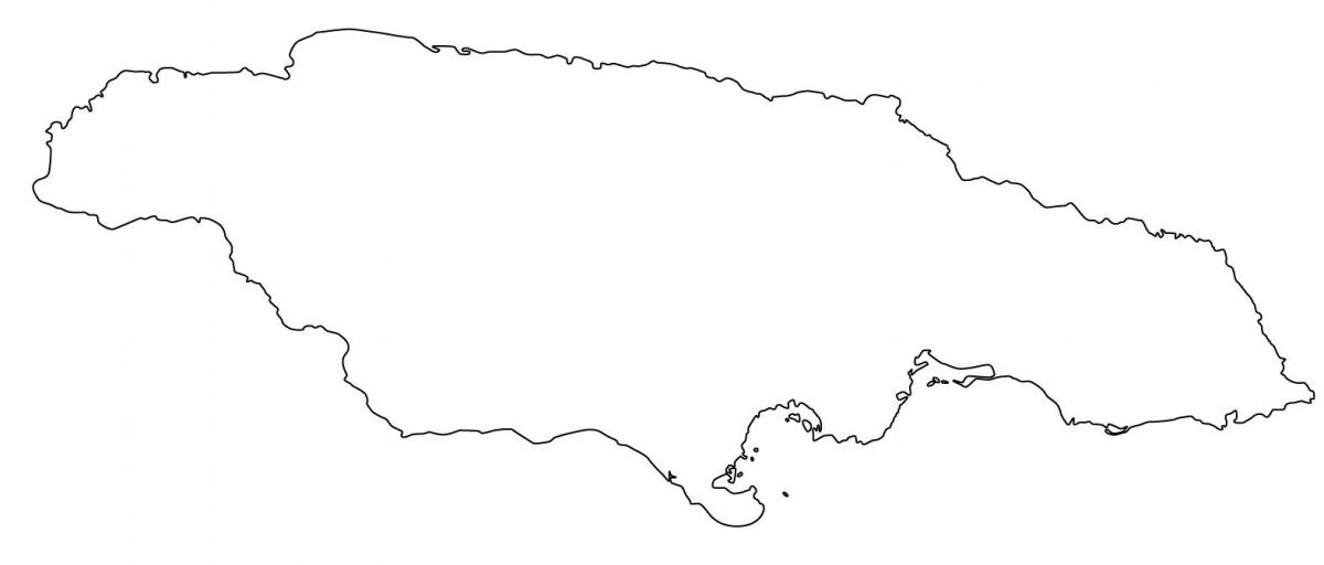 نقشہ کے جمیکا خاکہ