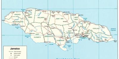 جمیکا کا نقشہ